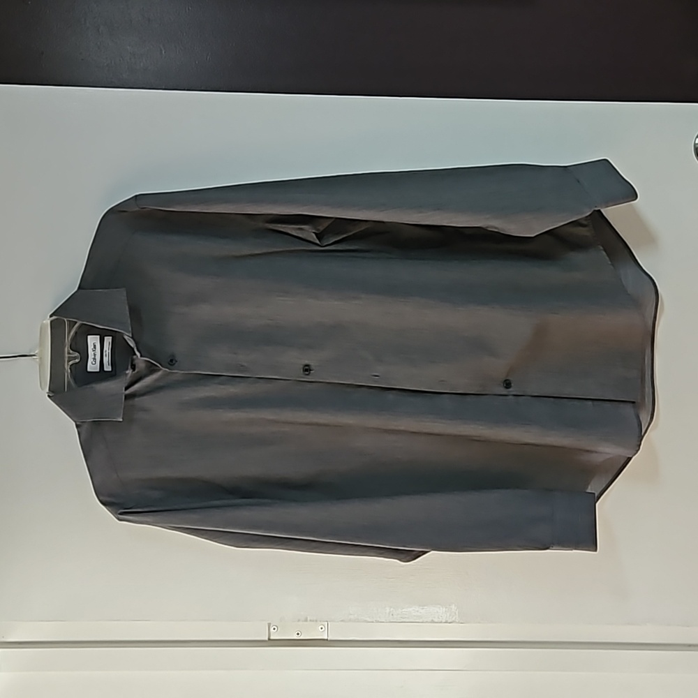 Dark Grey Calvin Klein button-down shirt
